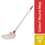 Liao Floor Cotton Deck Mop/Wet Mop, With Metal Stick